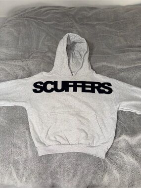 Scuffers Logo Grey Hoodie.